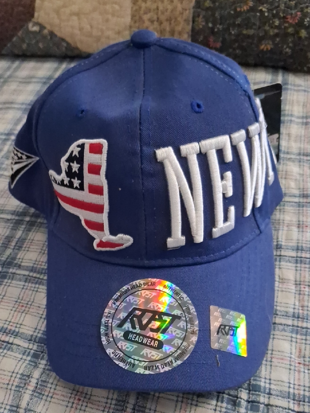 NEW YORK Embroidered Blue Baseball Cap